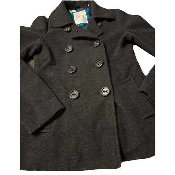 Aéropostale Jackets & Blazers - Vintage Y2K Aeropostale Small Grey Wool Blend Peacoat Womens S‎ Double Breasted